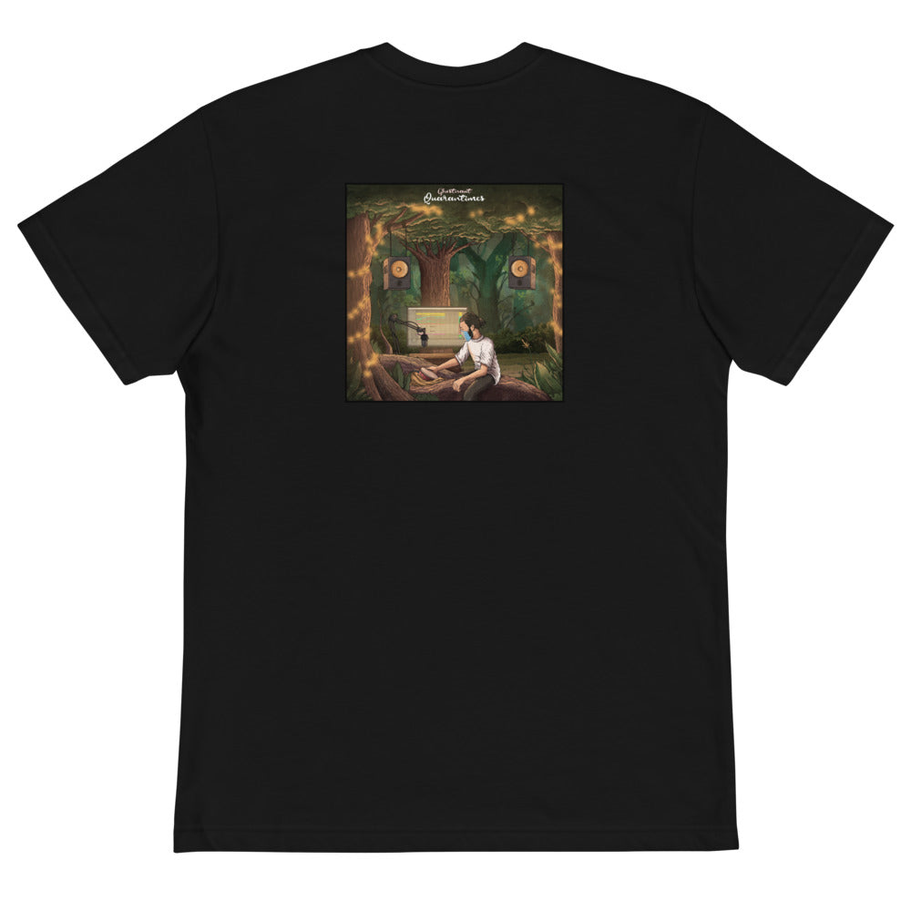 Quarantimes Vinyl T-Shirt (Black)